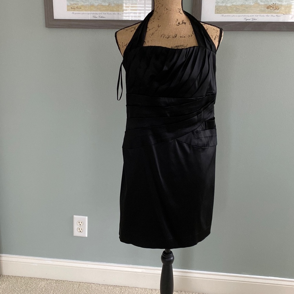 White House black market halter dress